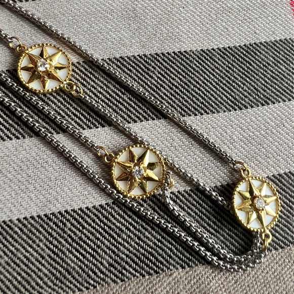 Gold Star Pendant Celestial Sun Spiritual Mystic Witchy Layer Boho Necklace - Picture 4 of 11